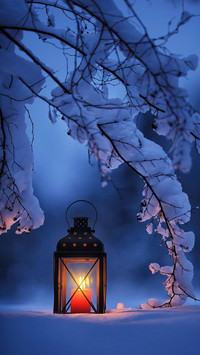 Nighttime candlelight