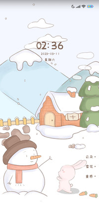 初雪如约而至