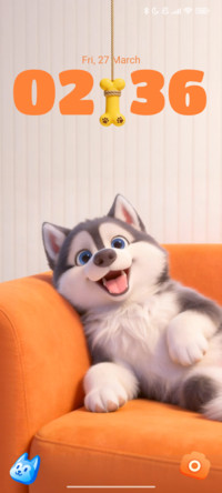 Tobby on the couch