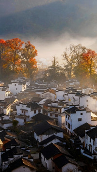 The autumn scenery of Shicheng in Wuyuan is at its peak.