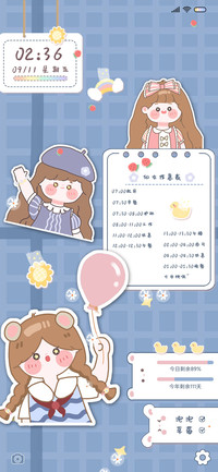 可爱仙女作息表