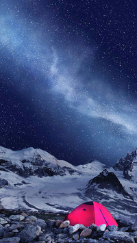 Night sky and starry sky