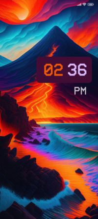 Colorful Volcano