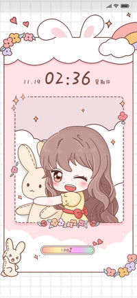 可爱兔兔少女