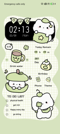 Lucky Green Kitty