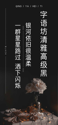 字语坊清雅高级黑