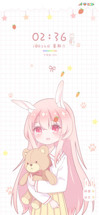 粉色少女