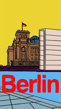 Berlin City Illustration Landmark