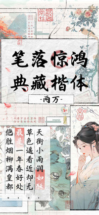 笔落惊鸿 典藏楷体