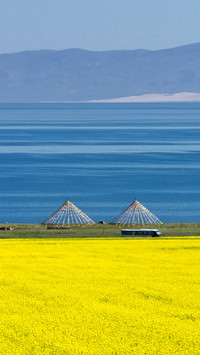 Qinghai lake was once an outflow lake