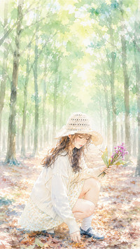 Illustration of beautiful girl