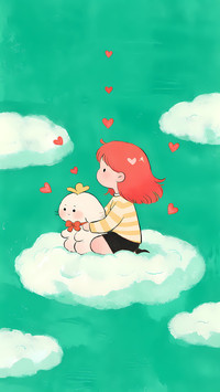 Warm encounter between clouds 2