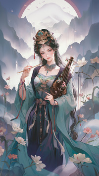 唯美古风壁纸-锐景创意
