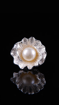 Fashionable pearl earrings 14