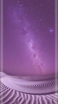 淡紫色星空