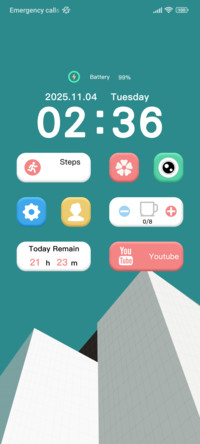Cyan Realm Blank