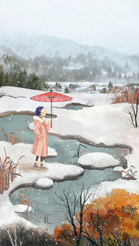 山林的冬季
