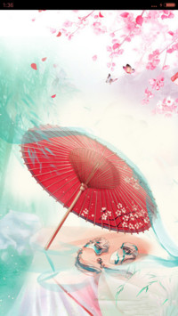 灯火阑珊处【锁屏桌面动态雨滴花瓣】