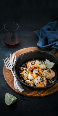 The shrimp is very delicious when cooked this way