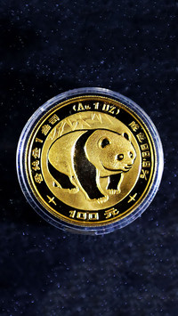Panda gold coins