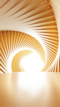 Golden vortex tunnel