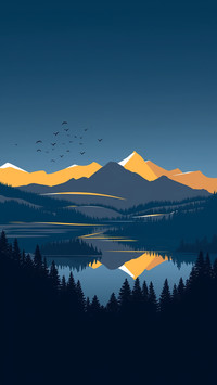 风景插画-顶晟科技