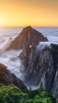 登黄山，天下无山