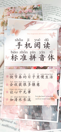 手机阅读标准拼音体