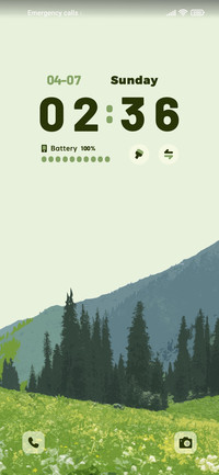 The green forest