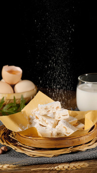 Nougat with strong milk flavor 62