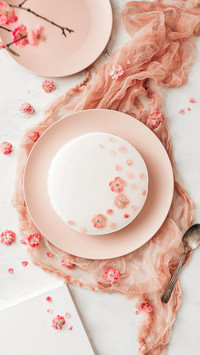 Delicious Food Made of Peach Blossom