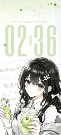 OS苹果味汽水少女