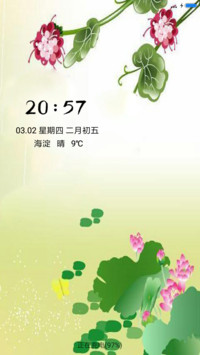 雨漫荷塘