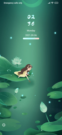 Lotus leaf girl