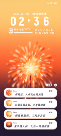 烟花记录浪漫