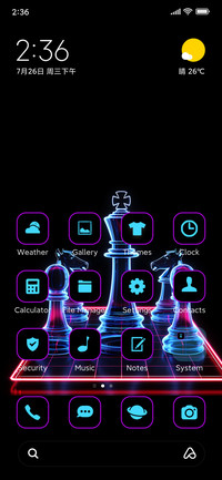 neon chess