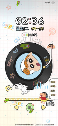 光盘涂鸦蜡笔小新