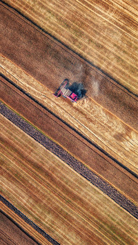 Beautiful view of the farmland