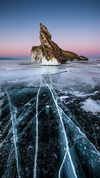 Lake Baikal Sunset on Ogoi Island