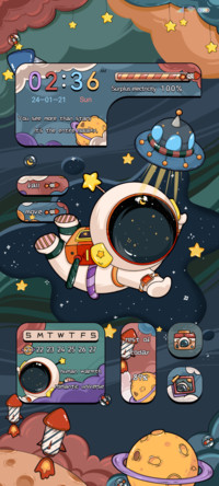 Trendy astronauts