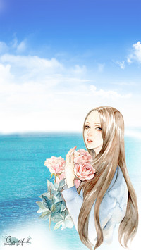 海边女孩