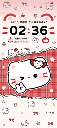 ins可爱呆呆小猫