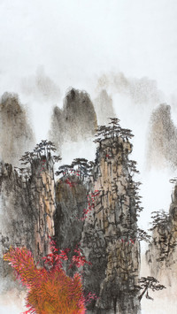 Ancient-style ink wash painting
