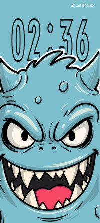 blue monster