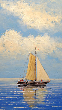 Wave Art Oil Painting