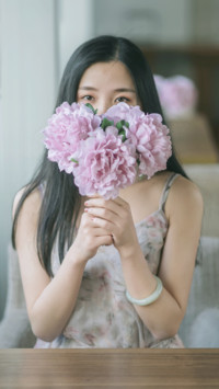 鲜花美女-站酷
