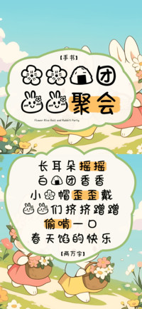 花花饭团兔兔聚会