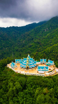 Beautiful scenery of Thai temples