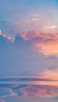 Water surface and sky