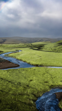 Iceland Highland Moss Hills